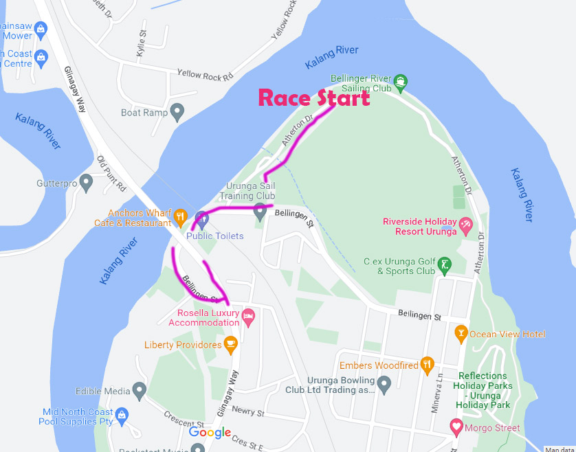 Race Start Map
